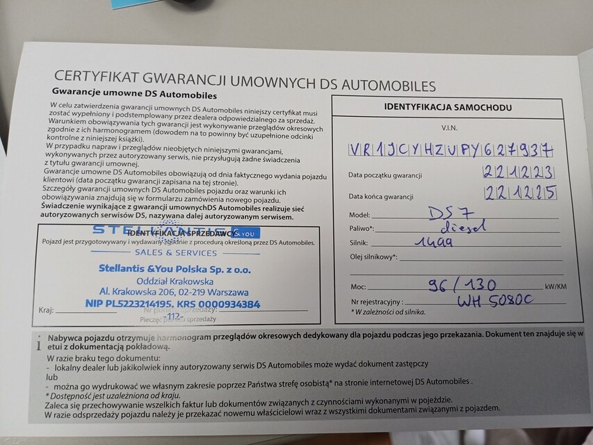 DS Automobiles DS 7 Crossback